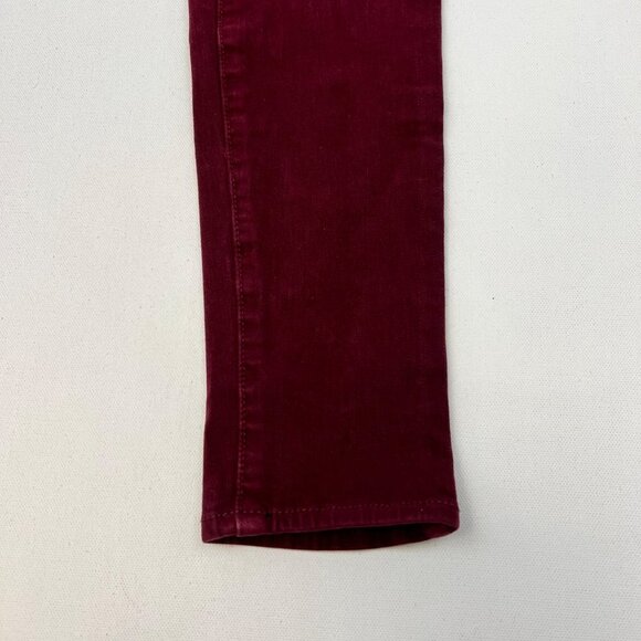 American Eagle Womens Low Rise Stretch Jeggings Wine Size 0 - Picture 5 of 9